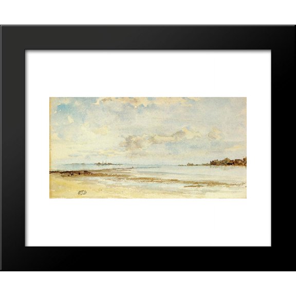 Note in Blue and Opal 20x24 Framed Art Print by James McNeill Whistler