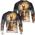 thumbnail image 3 of Doberman Pinscher Happy New Year 2026 with Fireworks on New Year's Eve All Over Print 3D Sweatshirt Unisex Merch Doberman Dog Lover Gifts - 12022, 3 of 6