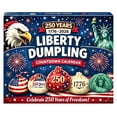 thumbnail image 3 of 250th Independence Day Mystery Advent Calendar Bun Advent Calendar Dumpling Squishies, Colorful Dumplings Stress Balls Fidget Sensory(12 Dumplings), 3 of 7