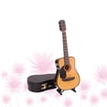 thumbnail image 5 of 1PC Mini Guitar Decoration Musical Instrument Model Lifelike Guitar Prop Household Decoration Teaching Aid 10cm, 5 of 5