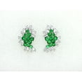 thumbnail image 2 of Faship Stunning Green CZ Crystal Clip On Earrings, 2 of 4