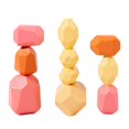 thumbnail image 3 of HILABEE Wooden Balancing Stacking Stones Rocks Sorting and Stacking Games Early Learning 10 pcs, 3 of 8