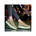 thumbnail image 6 of Daeful Youth Skate Shoes with Wheels Sneakers Luminous Trainers Breathable LED Light Kids Comfort Roller Shoes Golden 7, 6 of 9