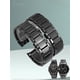 thumbnail image 2 of Correa de reloj de acero inoxidable macizo con doble presión para hombre, correa de reloj de cerámica Armani Ar1451 Ar1452 Ar1474 Ar1475, 2 of 5