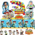 thumbnail image 2 of Suministros de fiesta de Toy Story de cartón, vajilla desechable, plato de papel, taza de globo, mantel para niños, decoraciones para fiesta de cumpleaños, 2 of 4