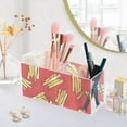 thumbnail image 5 of French Fries Pencil Pen Cosmetic Holder Cup Makeup Brush Holder Desk Accessories Holder Acrylic Organizer for Office School Home, 5 of 7