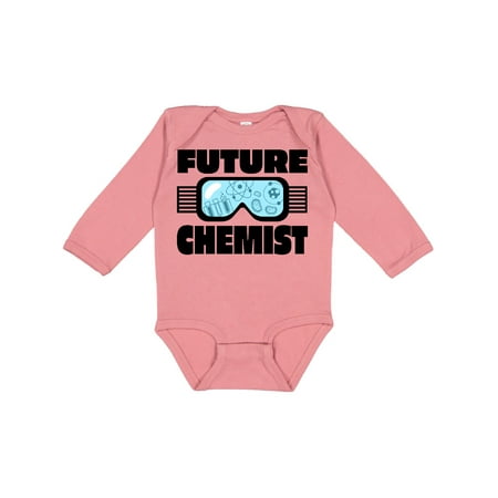 

Inktastic Future Chemist Goggles Gift Baby Boy or Baby Girl Long Sleeve Bodysuit