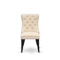 thumbnail image 5 of Luxe by East West Furniture 5 piece kitchen table set of a dinner table and 4 Linen Fabric kitchen chairs, 5 of 7