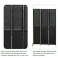 thumbnail image 4 of Folding screen, 6-inch 3-panel wooden partition, room privacy divider, 4 of 8