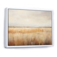 thumbnail image 2 of Designart "pasture Grasslands Minimalism I" Landscapes Floater Framed Wall Art Print, 2 of 7