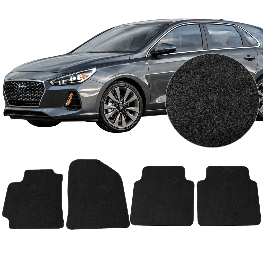 Compatible with 1718 Hyundai Elantra OE Factory Style Black Nylon