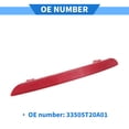 thumbnail image 4 of Reflector lateral derecho trasero Unique Bargains No.33505T20A01 para Honda Civic 2022-2023 Rojo, 4 of 7