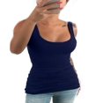 thumbnail image 3 of Chemises Sans Manches Coupe-Bas pour Femmes en Plus de la Taille, 3 of 5