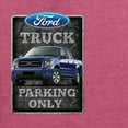 thumbnail image 2 of Wild Bobby, Ford Truck Parking Only Sign Gift for Owners of Ford, Cars and Trucks, Front and Back Unisex Crewneck Graphic Sweatshirt, Vintage Heather Red, X-Large, 2 of 4