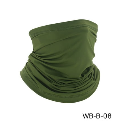 RONSHIN Lightweight Face Mask Scarf Windproof Breathable Sun Protection Neck Gaiter For Fishing Hiking Running Cycling