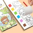 thumbnail image 4 of Hovmgk Watercolor Coloring Book for Kids, Mess-Free Reusable Painting Set, Portable Art Notebook, Ideal Gift for Toddlers, Promotes Creativity & Fine Motor Skills, Travel-Friendly Activity for Kids, 4 of 8