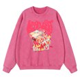 thumbnail image 4 of Sudadera con capucha vintage desgastada y lavada, con bonito conejo, para hombre, ropa deportiva holgada, tops de algodón a la moda, sudadera holgada de gran tamaño, 4 of 5