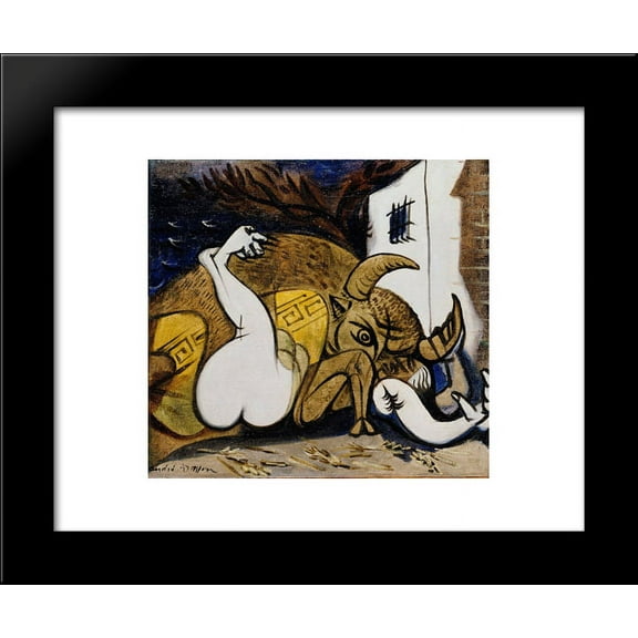 Pasiphae 20x24 Framed Art Print by Masson, Andre