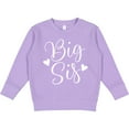 thumbnail image 2 of Inktastic Cute Big Sis Girls Announcement Toddler Sweatshirt, 2 of 4