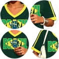 thumbnail image 6 of 2026 Brazil Soccer Jersey for Women, V-Neck Short Sleeve Brazil Soccer Shirt, Brazil Soccer Fan Jersey for Game Day Party Casual Summer Outfit (Army Green, L), 6 of 6