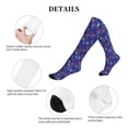 thumbnail image 5 of Lsque Ice Hockey Players With Puck Pattern Sport Compression Socks for Men & Women 15-20 mmHg Knee High Nurse Pregnant Running Medical and Travel Athletic, 5 of 6