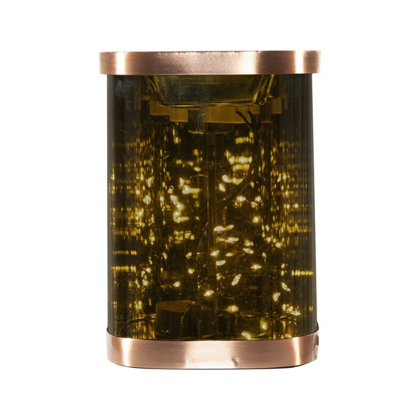 Better Homes & Gardens Infinity Hot Plate Wax Warmer, Mirrored Brass