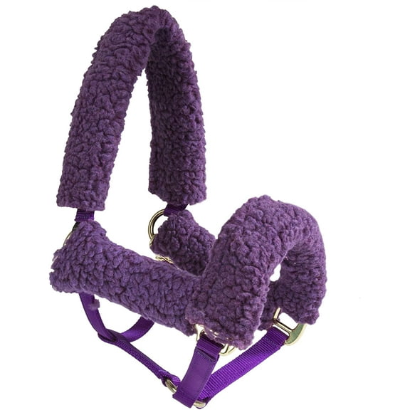 Basic Fleece 4-Piece Halter Tube Set Purple