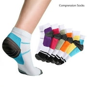 AEVXKHI 6 Pairs Plantar Fasciitis Socks for Men Women Sports Hiking Workout Fitness Exercises Sock Relieves Heel Pain Arch Ankle Foot Heel Spurs