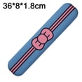 thumbnail image 2 of Reposamuñecas para teclado, cómodo relleno de algodón viscoelástico, antideslizante, bonito lazo, 36 cm Zhivalor CPB-SSW1736-1, 2 of 5