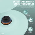 thumbnail image 4 of DEELLEEO Electric Kettle 1.5L  100% Stainless Steel Interior Double Wall Electric Tea Kettle  1500W Cool Touch Water Boiler  BPA-Free with Auto Shut-Off & Boil-Dry Protection  120V  Green, 4 of 7