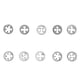 thumbnail image 5 of 10 Pcs Screw Die Set Alloy Steel Round Thread Die Repair Kits for External Threads, 5 of 5