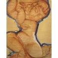 thumbnail image 2 of Modigliani, Amedeo 15x18 Gold Ornate Wood Framed with Double Matting Museum Art Print Titled - Rose Caryatid With Blue Border, 2 of 4