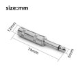 thumbnail image 2 of GLFILL 1/4 Inch Mono/Stereo 6.35mm Male Plug Wire Connector Guitar Plug Audio Converter Straight End/elbow Musical Instrument Accessory A, 2 of 9