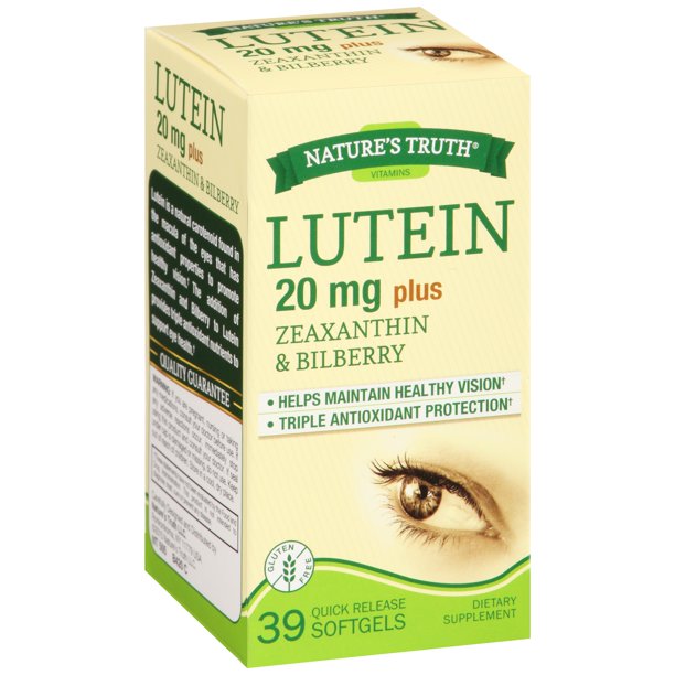 Nature's Truth® Lutein Plus Zeaxanthin & Bilberry 20mg Quick Release