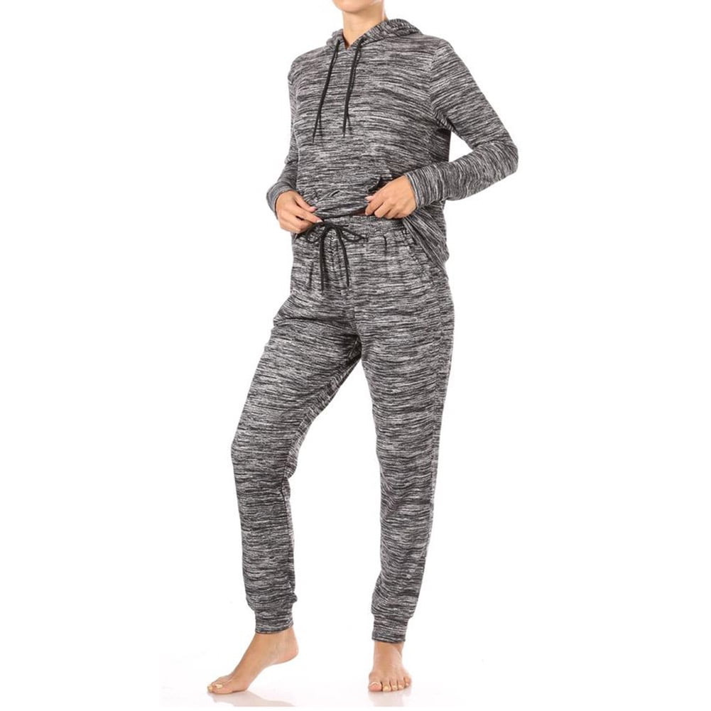 Womens Jogger Set Fleece Lined Warm 