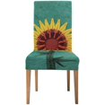 thumbnail image 2 of Funda Protectora para silla Elástica ABPHQTO Girasol Estilo Vintage Juego de 6, 2 of 4