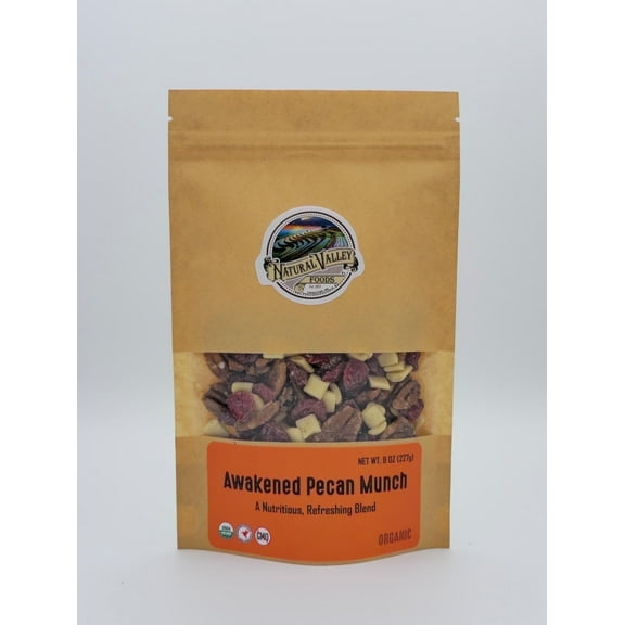 Organic Pecan Munch Trail Mix (Sprouted Pecans, White Chocolate, Cranberries)