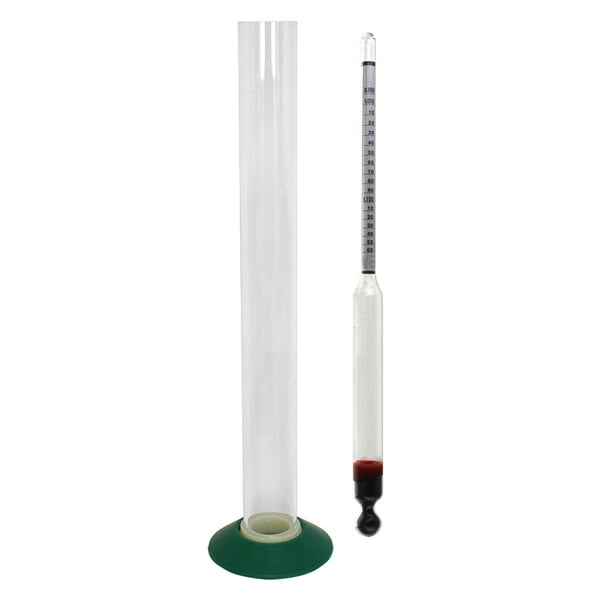 Home Brew Ohio Triple Scale Hydrometer and Test Jar Combo