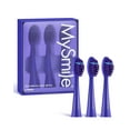thumbnail image 1 of MySmile Cabezales de Repuesto para Cepillo de Dientes Eléctrico Sónico DY156 para Adultos, 3 Cabezales Seguros para el Esmalte, Color Azul, 1 of 5