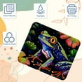 thumbnail image 3 of Frog Desk Pad Mouse Mat Gaming Mouse Pad | Square 8.3x9.8 Inch Non-Slip Rubber Bottom Printed Suitable for Office and Gaming, 3 of 6