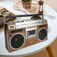 thumbnail image 3 of Grabadora De Cinta Con Reproductor De Casete Portátil Con Bluetooth, Convertidor De MP3 USB De Radio MW SW, Grabadora De Casete Retro Con Refuerzo De Graves, 3 of 7