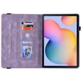 thumbnail image 4 of Allytech Galaxy S6 Lite 10.4" Case SM-P610 T615, PU Leather Multi Angle Kickstand Flip Cover Shockproof Drop Protection Pencil Holder Cover for Samsung Galaxy Tab S6 Lite 10.4-inch 2020, Purple, 4 of 6