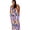 Purple, variant on Women's Splash Of Color Wide leg Jumpsuit With Pockets