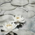 thumbnail image 2 of Weisz, Irene 12x12 Black Ornate Wood Framed with Double Matting Museum Art Print Titled - My Garden Pond I, 2 of 4