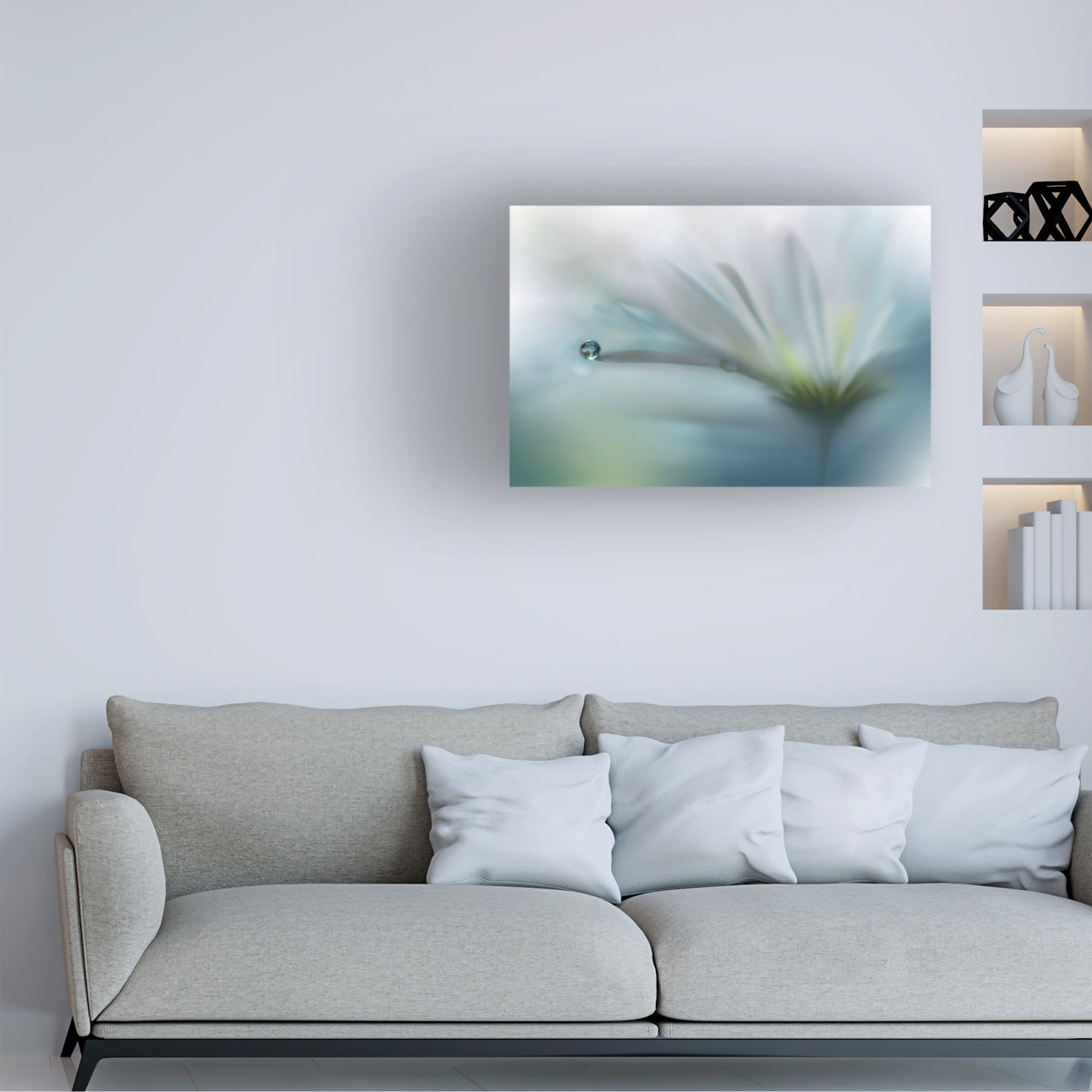Canvas Wall Art - Juliana Nan 'Fields Of Hope ' Wall Art for Living Room, Bedroom, or Office D?cor by Trademark Fine Art - 19 x 12 Inches