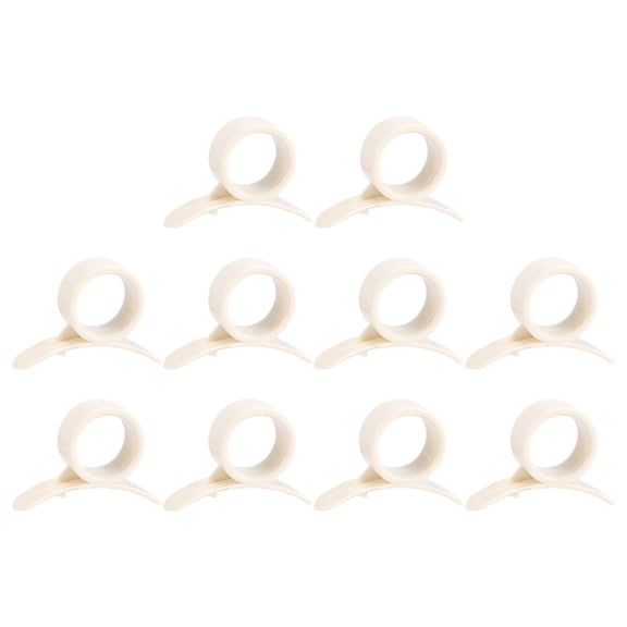 WHAMVOX 10Pcs Kitchen Citrus Peeler Set White Multi-Functional Portable Orange Fruit Peeling Devices