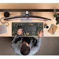 thumbnail image 5 of Dark Flower Desk Mat Floral Plants Mouse Pad, Aesthetic Wildflowers Large Gaming Mousepad Desk Pad, XXL Keyboard Mouse Mat Full Desktop Mat Women Office Desk Accessories Cover Mat 31.5"x15.75", 5 of 6
