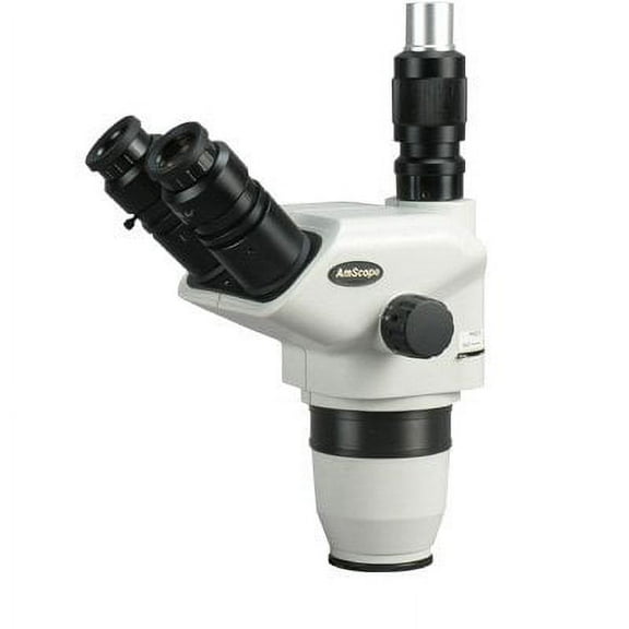 AmScope ZM6745NT 6.7X-45X Trinocular Stereo Zoom Microscope Head with Focusable Eyepieces