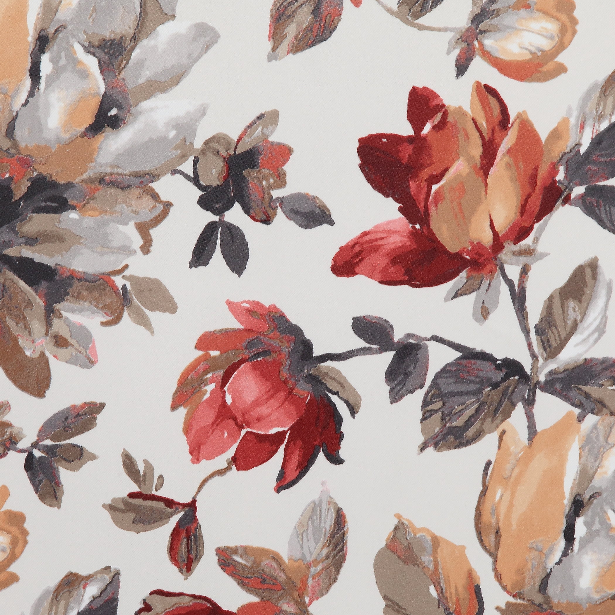Sun Zero Irma Vintage Floral Blackout Grommet Curtain Panel, 40"X84", Stone