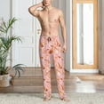 thumbnail image 6 of Haiem Pink Cockatoo Birds Men's Pajama Pants Ultra Lightweight Pjs Bottoms Sleepwear Bottom Pants With Pocket Drawstring-X-Large, 6 of 7